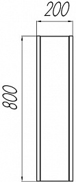 Акватон Шкаф подвесной Брук 20 дуб латте – фотография-2